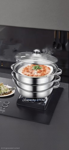 Tier stainless steel steamer - tier,