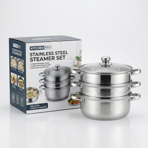 Stainless steel tier - stainless, 3