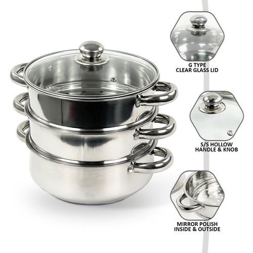 28cm tier stainless steel - 28cm,