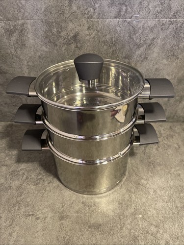 Tier stainless steel steamer - 3,